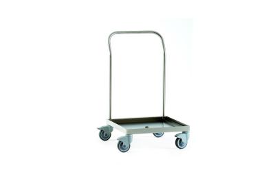 Carrello portacasse in Inox