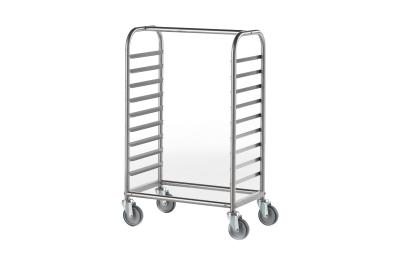 Carrello gastronorm Inox con Rivetti strutturali in Inox