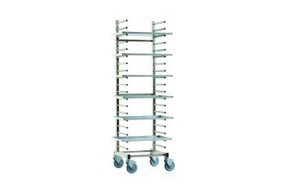 Carrello portateglie Inox