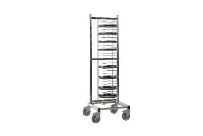 Carrello portateglie struttura Inox