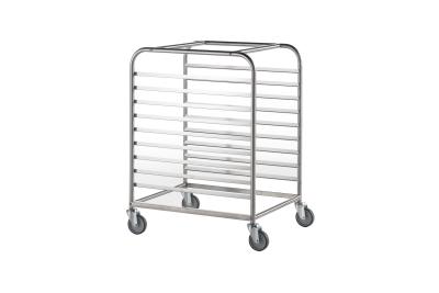 Carrello gastronorm Inox con Rivetti strutturali in Inox