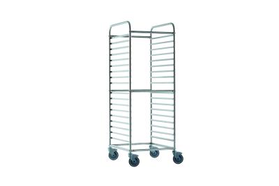 Carrello gastronorm Inox con Rivetti strutturali in Inox