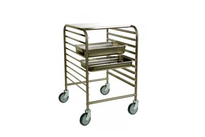 Chariot inox gastronorm