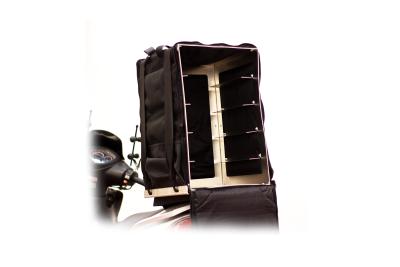 Semirigid box 36x36x52 cm insulated fabric and  aluminum structure