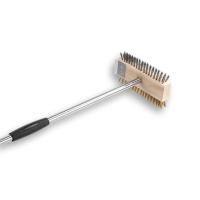 Spazzola Per Barbecue Sizzle Buddy - Raschietto In Acciaio Inox Con Setole Resistente Al Calore