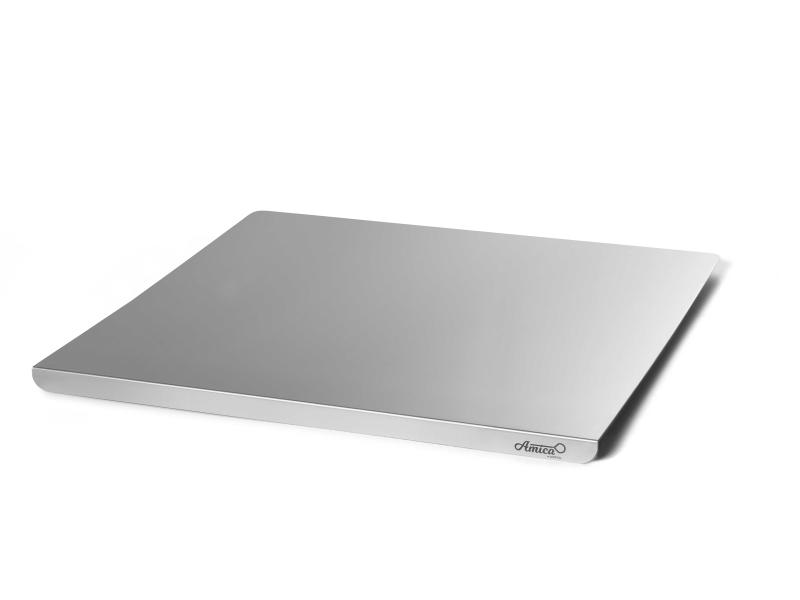 Multi-purpose stainless steel pastry board / cutting board