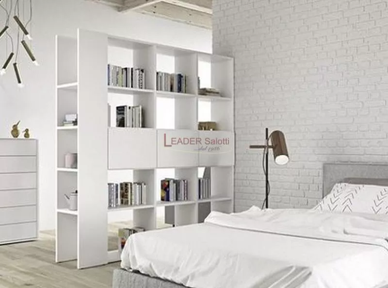 libreria bifacciale con terminali laterali aperti