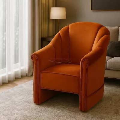 OCCASIONE ! Poltroncina rivestita in velluto in stile Hoffmann
