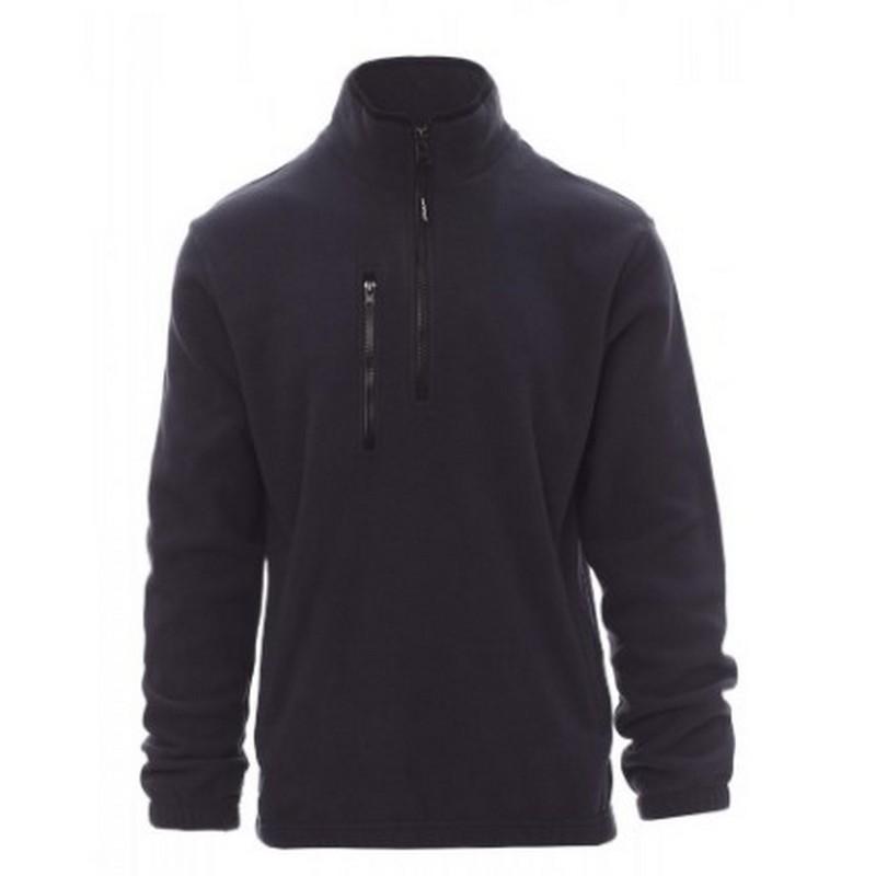 Felpa in pile con mezza zip - | Abbigliamento Uomo