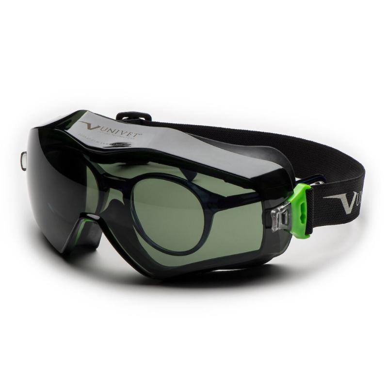 Occhiali a mascherina Univet lenti grigie