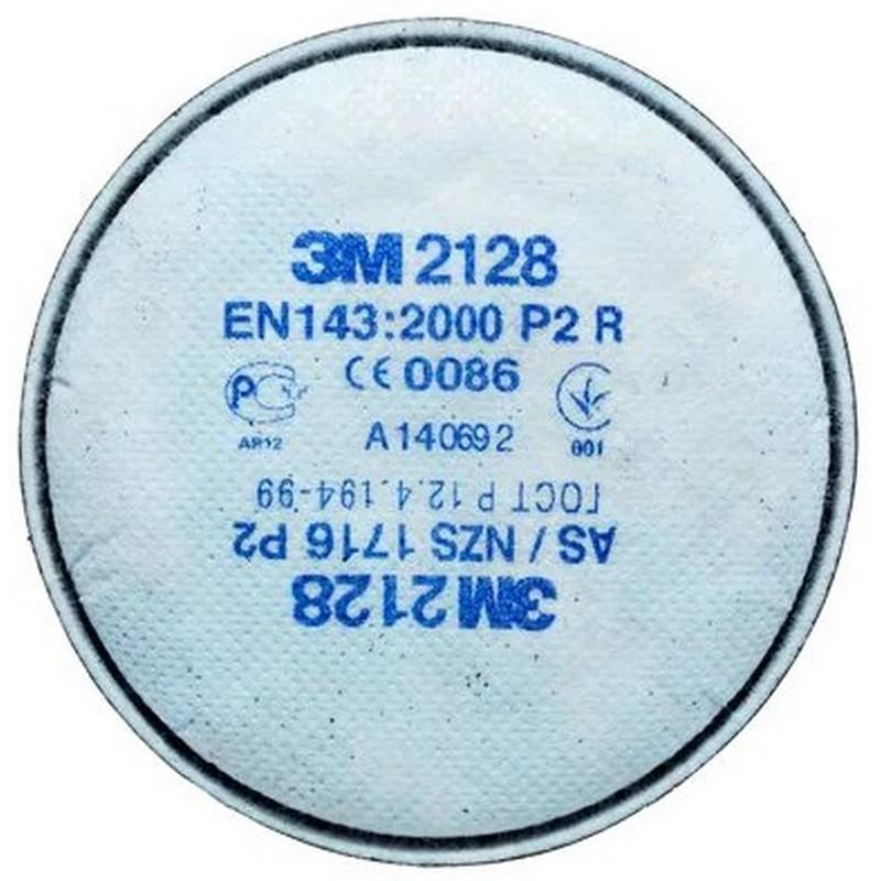   Filtro antiparticolato 3M™, P2 R, 2128- prezzo a singolo pz