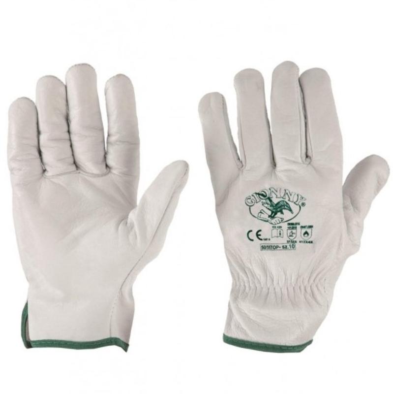 Guanti in pelle fiore bovino bordati PILOT 55 TOP