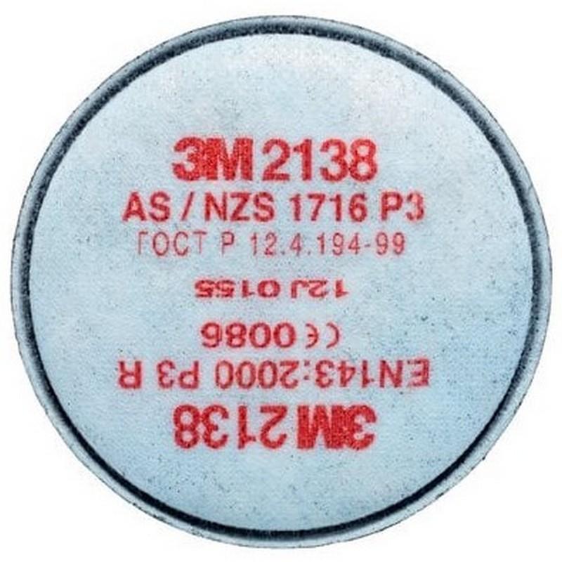  Filtro antiparticolato 3M™, P3 R, 2138 - prezzo a singolo pz