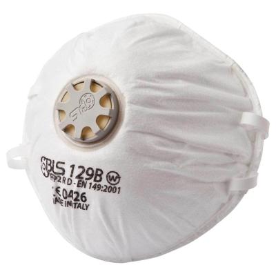 Mascherina monouso  FFP2  129BW, con valvola