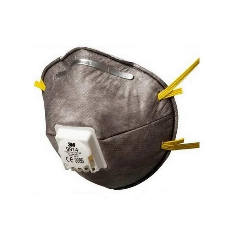  Mascherina monouso 3M™ 9914 FFP1, carboni attivi, con valvola